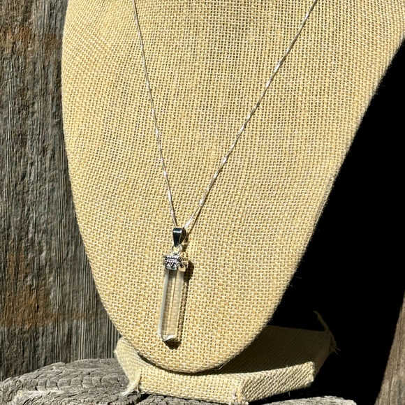 Crystal Point Necklace - Picture 2 of 16